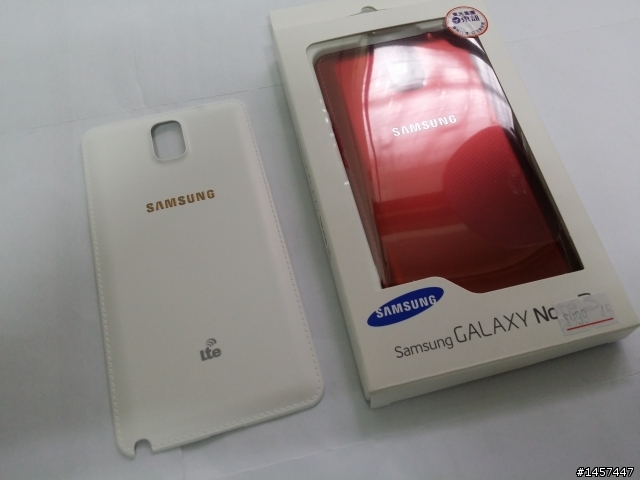 NOTE 3 玫瑰金(新增白機)+ 原廠潮牌背蓋(個性紅)