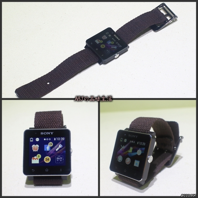 自製的 SONY SmartWtch 2 手表帶