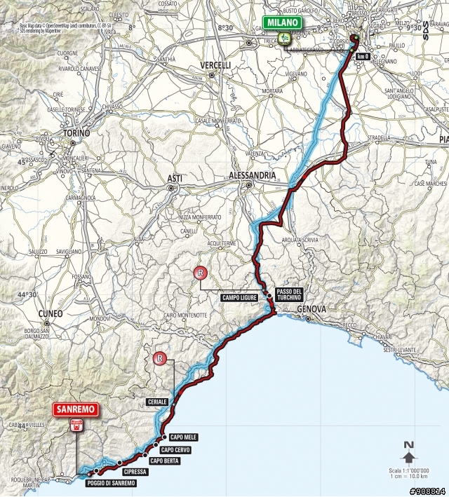 WorldTour的第一場單日古典賽－Milan-San Remo