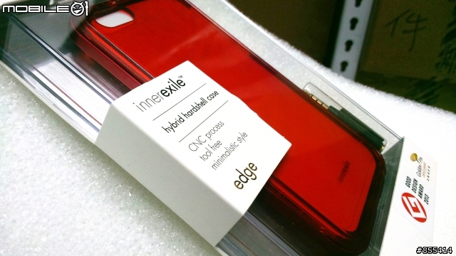 [開箱] innerexile edge混搭式 iPhone5／5s 鋁合金保護殼
