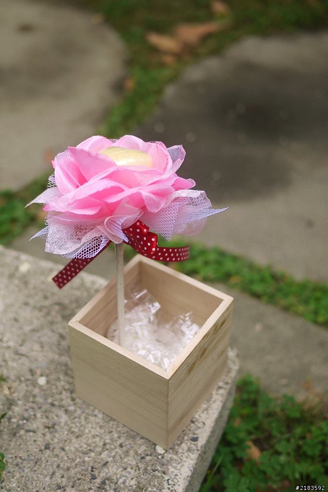 自製香磚玫瑰花婚禮小物