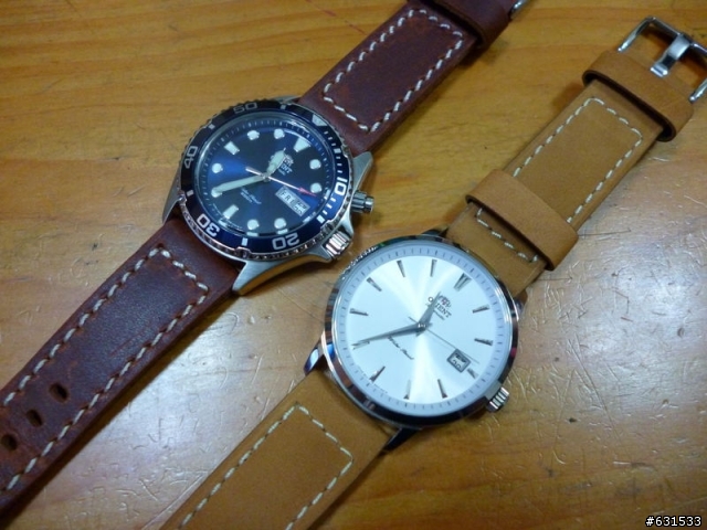 [開箱]Orient Ray 機械錶(FEM6500CD)+Crown & Buckle 錶帶