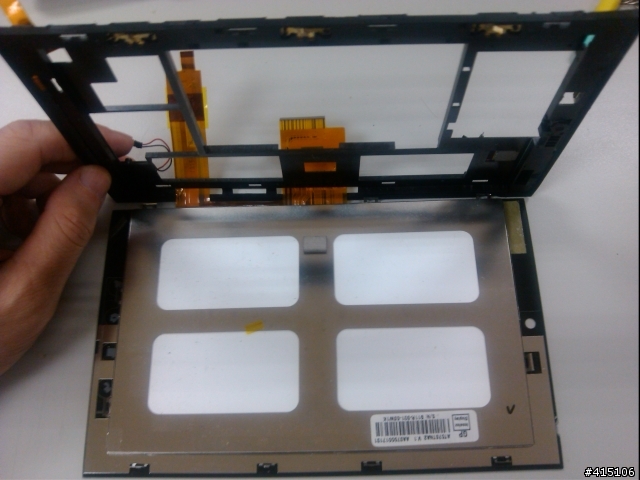 Sharp A01SH 舊機panel 更新簡單拆機