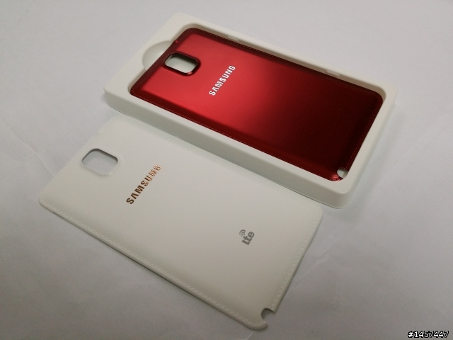 NOTE 3 玫瑰金(新增白機)+ 原廠潮牌背蓋(個性紅)