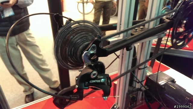 2014台北自行車展之台灣微轉11速內線變速器