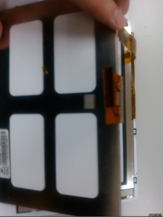 Sharp A01SH 舊機panel 更新簡單拆機