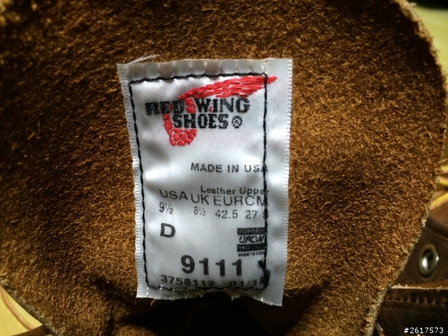 【開箱】第一篇開箱文，獻給RED WING 9111 (補上傷眼實穿照)