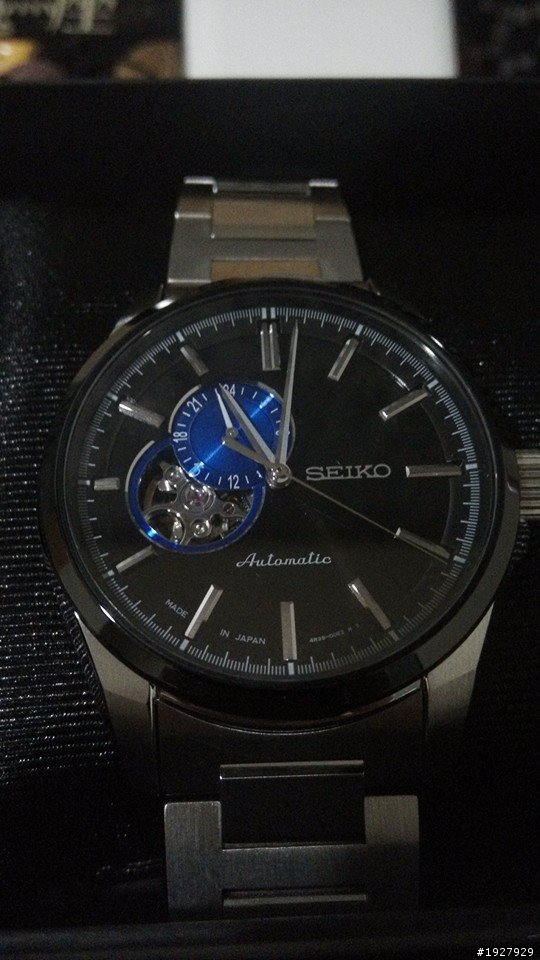 seiko 開心機械系列 黑藍配色