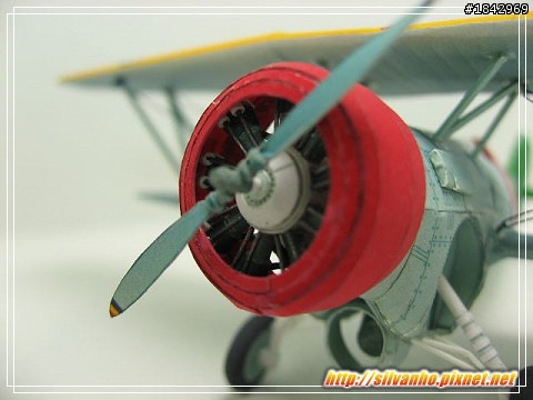 紙模 - Curtiss BF2C Hawk 雙翼飛機