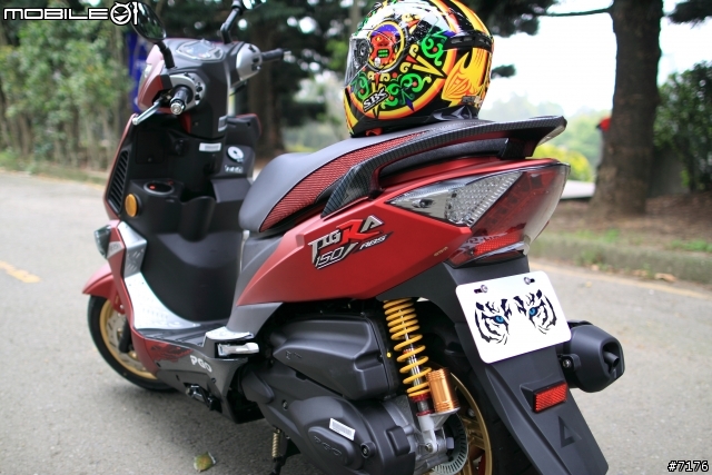 2014 TIGRA150 ABS 魚眼特仕版迷霧紅 開箱 (圖多慎入)