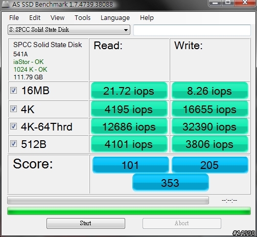低價固態硬碟測試：Silicon Power Velox V55 SSD 120GB