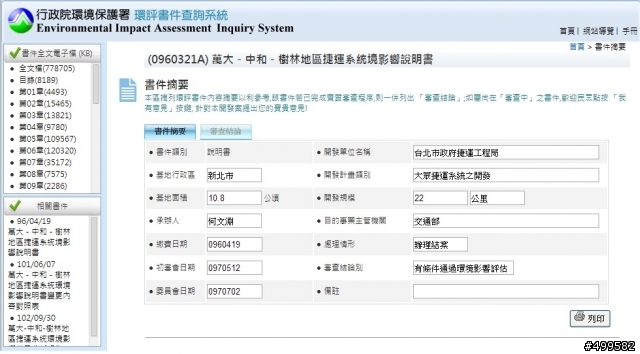 萬大線環評火速通過~