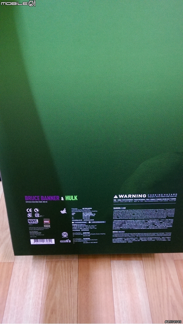 開箱~~~ 野獸國抽獎限定 復仇者聯盟 布魯斯班納+浩克同捆包 ~^^~