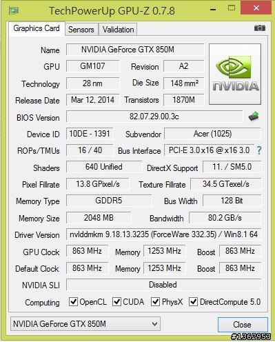 [極度不專業開箱] 2014春電展 Acer Aspire V3-772G  GTX850m