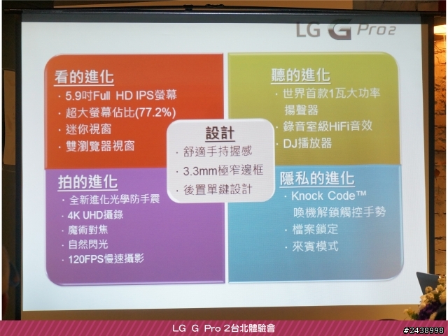 【體驗活動】”是簡化，也是進化”全新LG G Pro2體驗活動心得分享-台北場