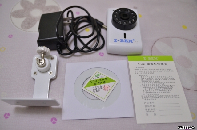 購入的 IPCAM 卡片型720P 開箱