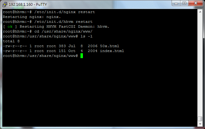 HHVM / Nginx / phpMyAdmin / phpBB3 安裝實測