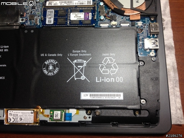 VIAO Fit 14A(螢幕翻轉)拆機升級 8G分享