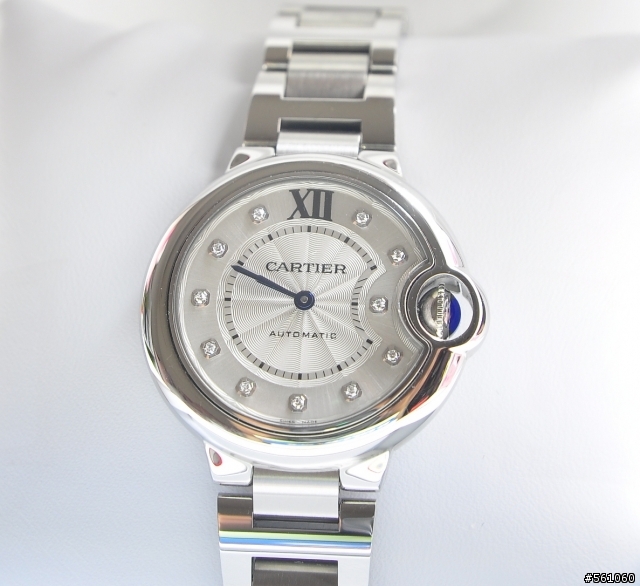 [開箱分享] 卡地亞藍汽球鋼錶鑲鑽款 Ballon Bleu de Cartier 33mm