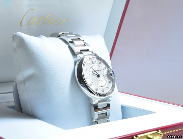 [開箱分享] 卡地亞藍汽球鋼錶鑲鑽款 Ballon Bleu de Cartier 33mm
