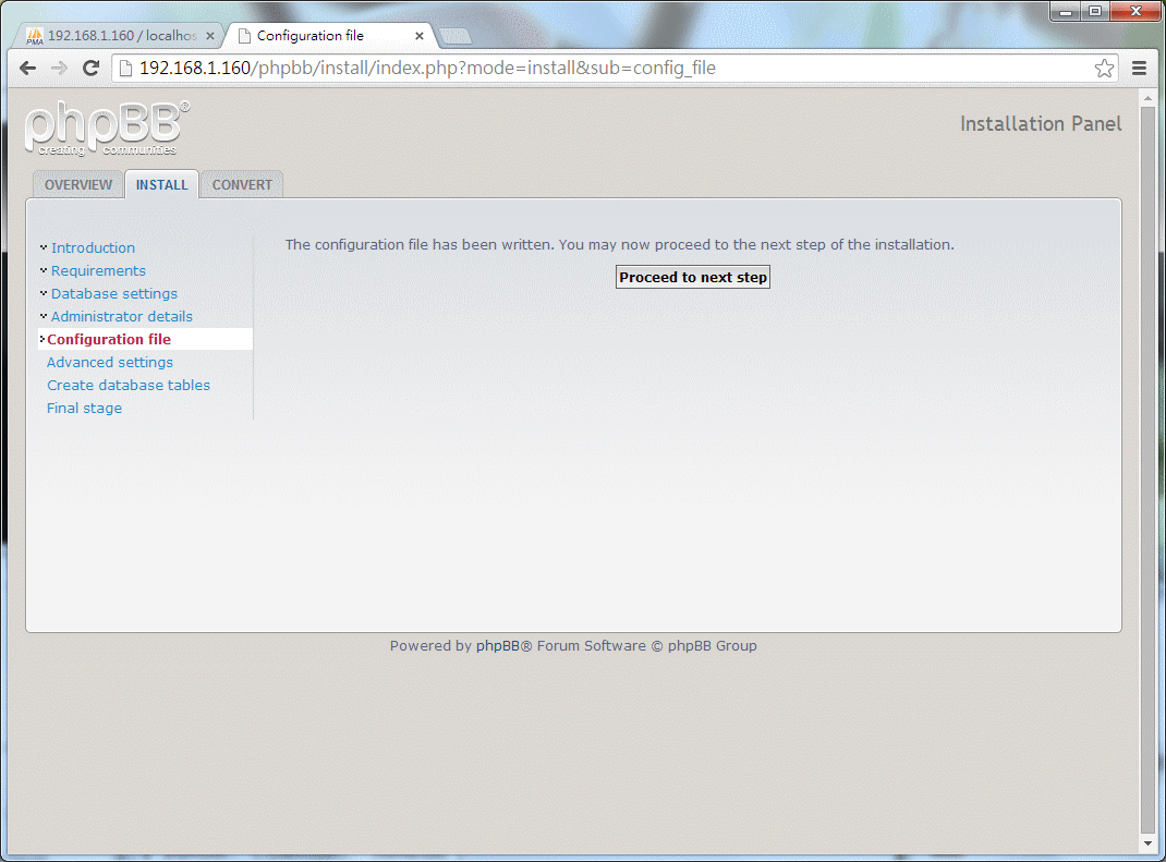 HHVM / Nginx / phpMyAdmin / phpBB3 安裝實測