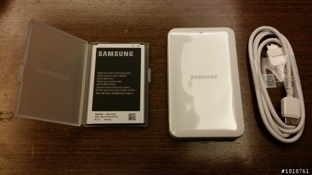 [分享]買到Note3 偽原廠的「傳輸線+座充+電池」組...