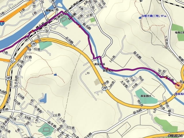 汐止摩天鎮到五堵火車站河濱車道