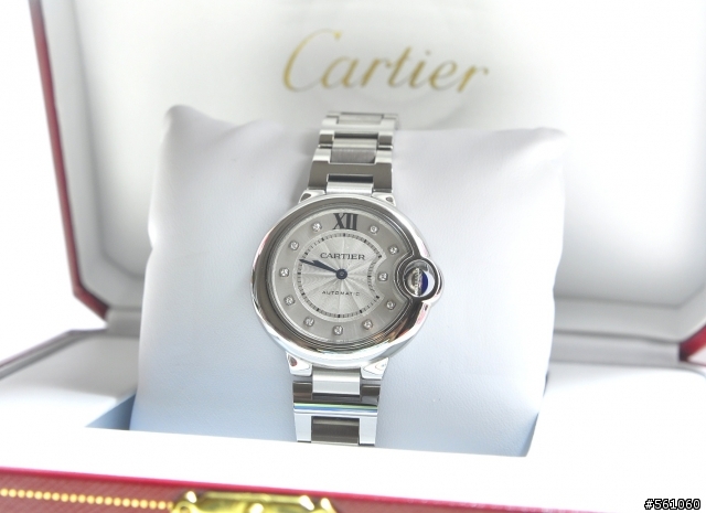 [開箱分享] 卡地亞藍汽球鋼錶鑲鑽款 Ballon Bleu de Cartier 33mm