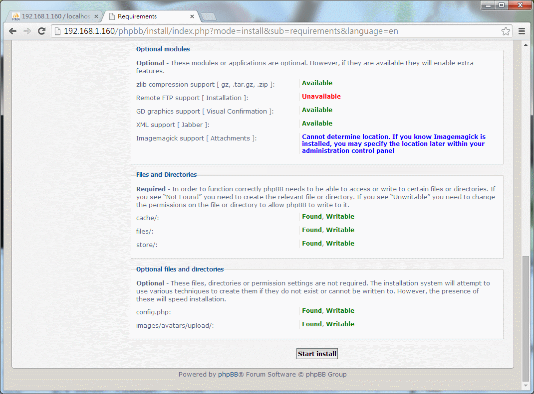 HHVM / Nginx / phpMyAdmin / phpBB3 安裝實測