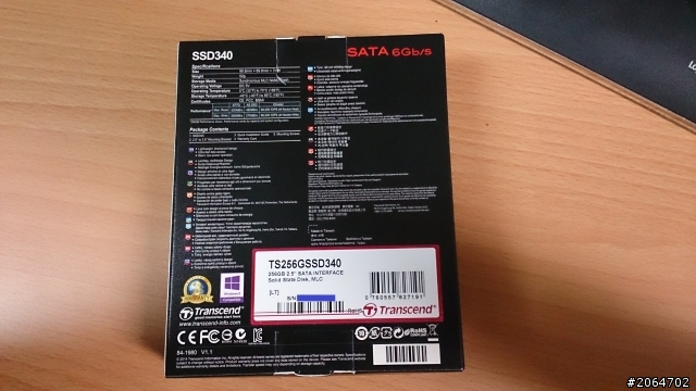 [不專業開箱] 創見 340 256GB SSD SATA 2 測試