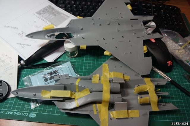 F-22A施工 ~ #59 樓把它當完工，不舊化了 (2015/06/08)