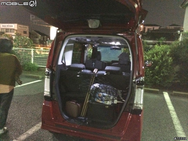 N-Box+snow peak 車中泊