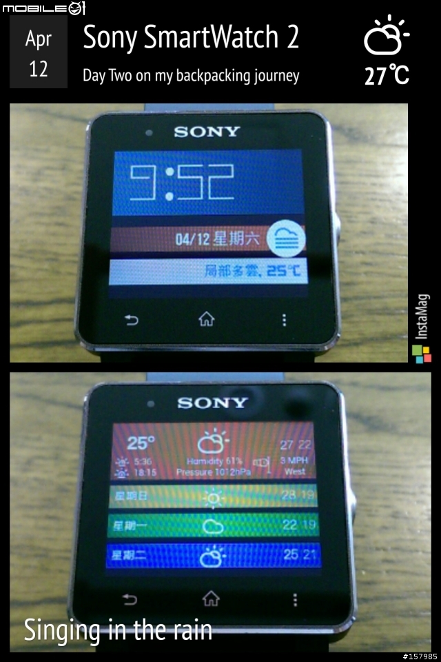 DIY SW2 錶面 (SmartWatch 2)