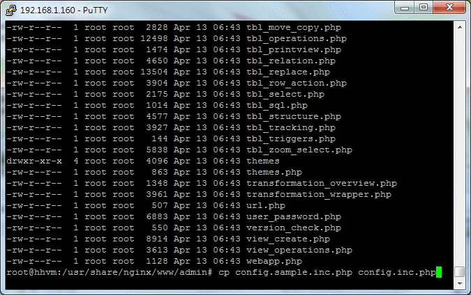 HHVM / Nginx / phpMyAdmin / phpBB3 安裝實測