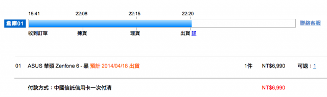 Zenfone 6 2G/16G 官網出貨了！