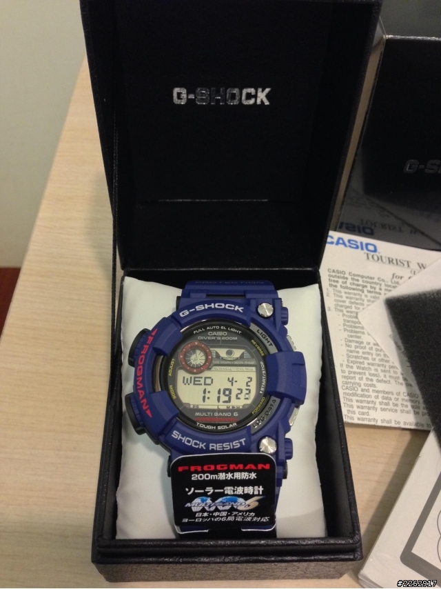 【蛙王雙開箱】G-SHOCK FROGMAN