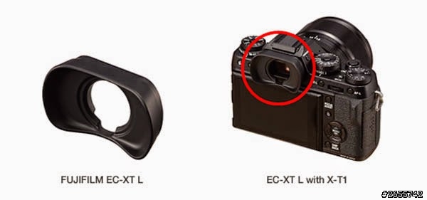 X-T1 新配件 EVF 擴充眼罩 EC-XT L