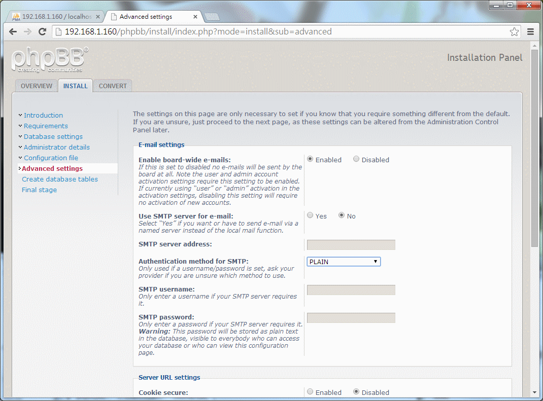 HHVM / Nginx / phpMyAdmin / phpBB3 安裝實測