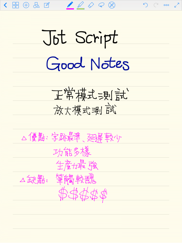 [素人開箱]Adonit的Jot Script Evernote超細觸控筆+數款APP實測