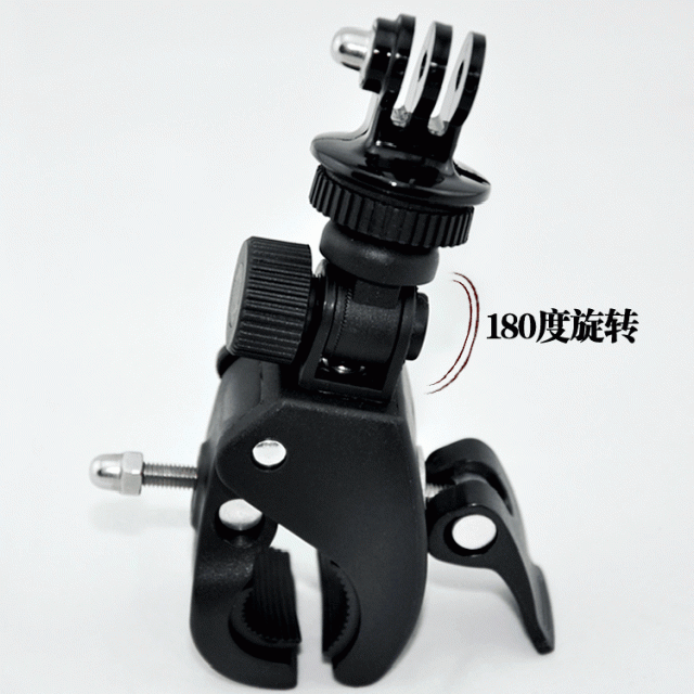 GoPro Hero3 固定於機車手把上