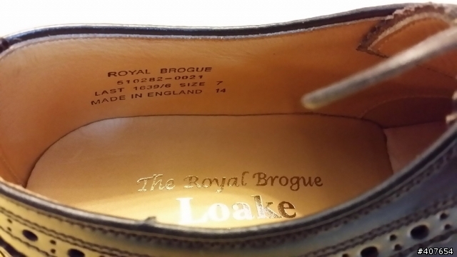 【開箱】超不專業開箱文 - Loake Royal Brogue