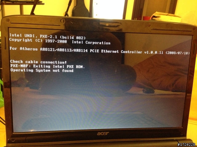 關於ACER筆電6530G 讀不到硬碟