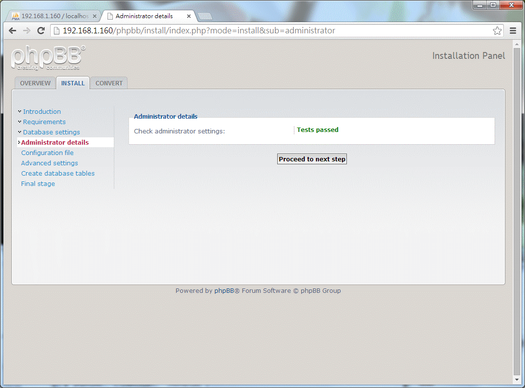 HHVM / Nginx / phpMyAdmin / phpBB3 安裝實測