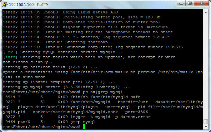 HHVM / Nginx / phpMyAdmin / phpBB3 安裝實測