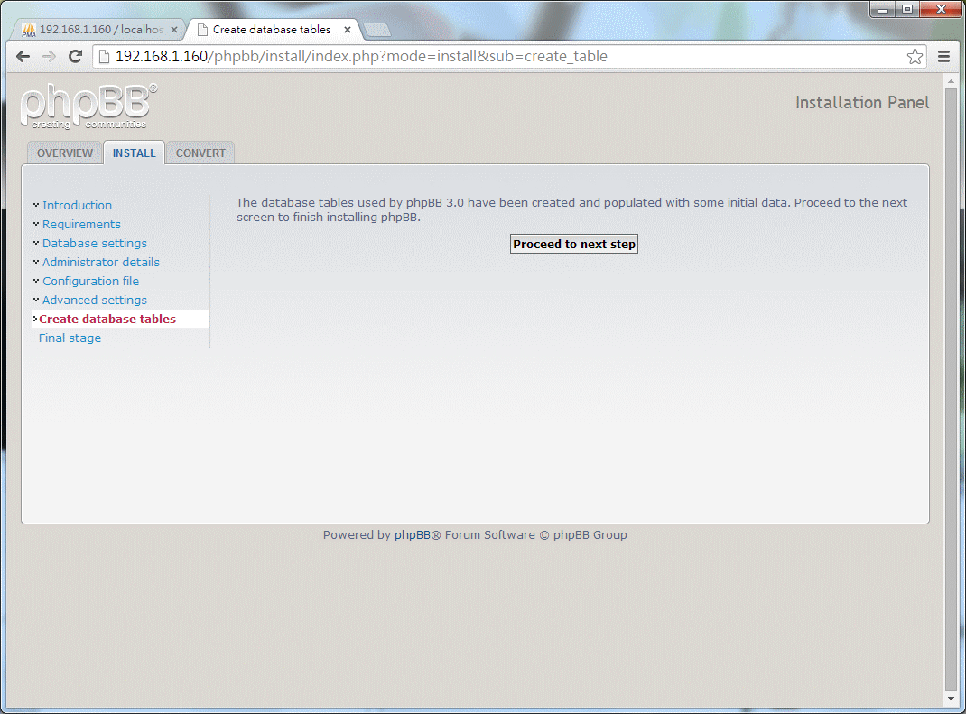 HHVM / Nginx / phpMyAdmin / phpBB3 安裝實測
