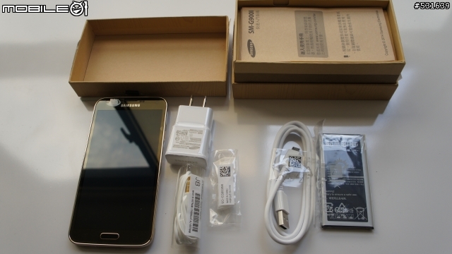 SAMSUNG S5 金色簡易開箱