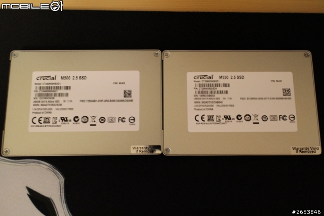 美光 M550 256GB vs M500 240GB 速度比一比