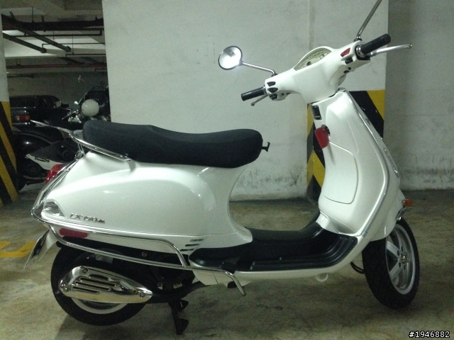 [非常不專業開箱] vespa lx150 雪地白