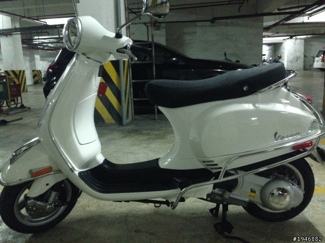 [非常不專業開箱] vespa lx150 雪地白