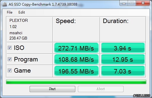 0到770只需一秒PLEXTOR M6e 256GB體驗分享